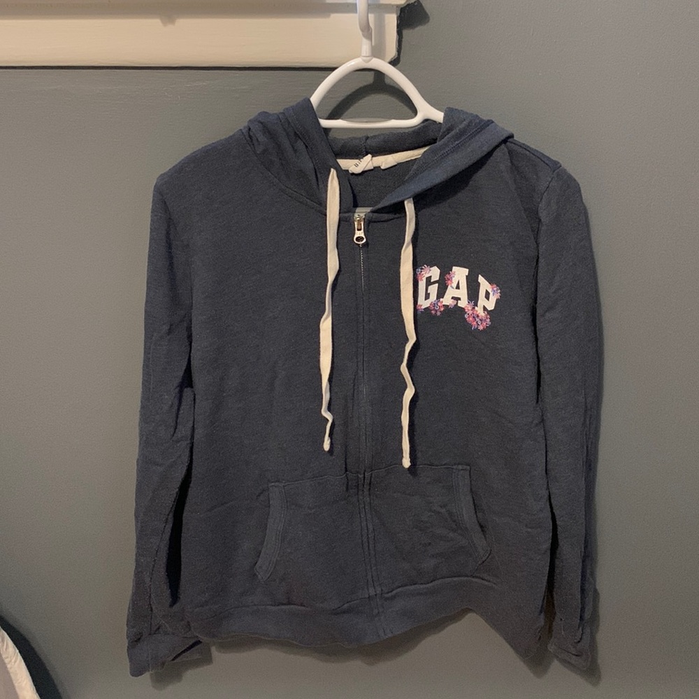 GRAY ZIP UP